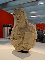 Statue, Deisis (Nicola Pisano, Pise decor exterieur du baptistere, v 1270-1278, Marbre)(4)